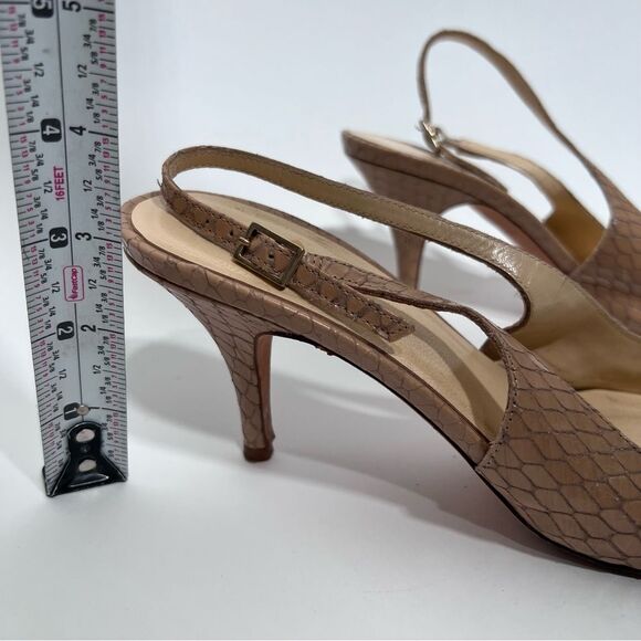 Kate Spade New York  sling back heels with croc leather print - Picture 9 of 9